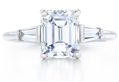 emerald cut engagement ring4 300x206 Cuts of Diamonds