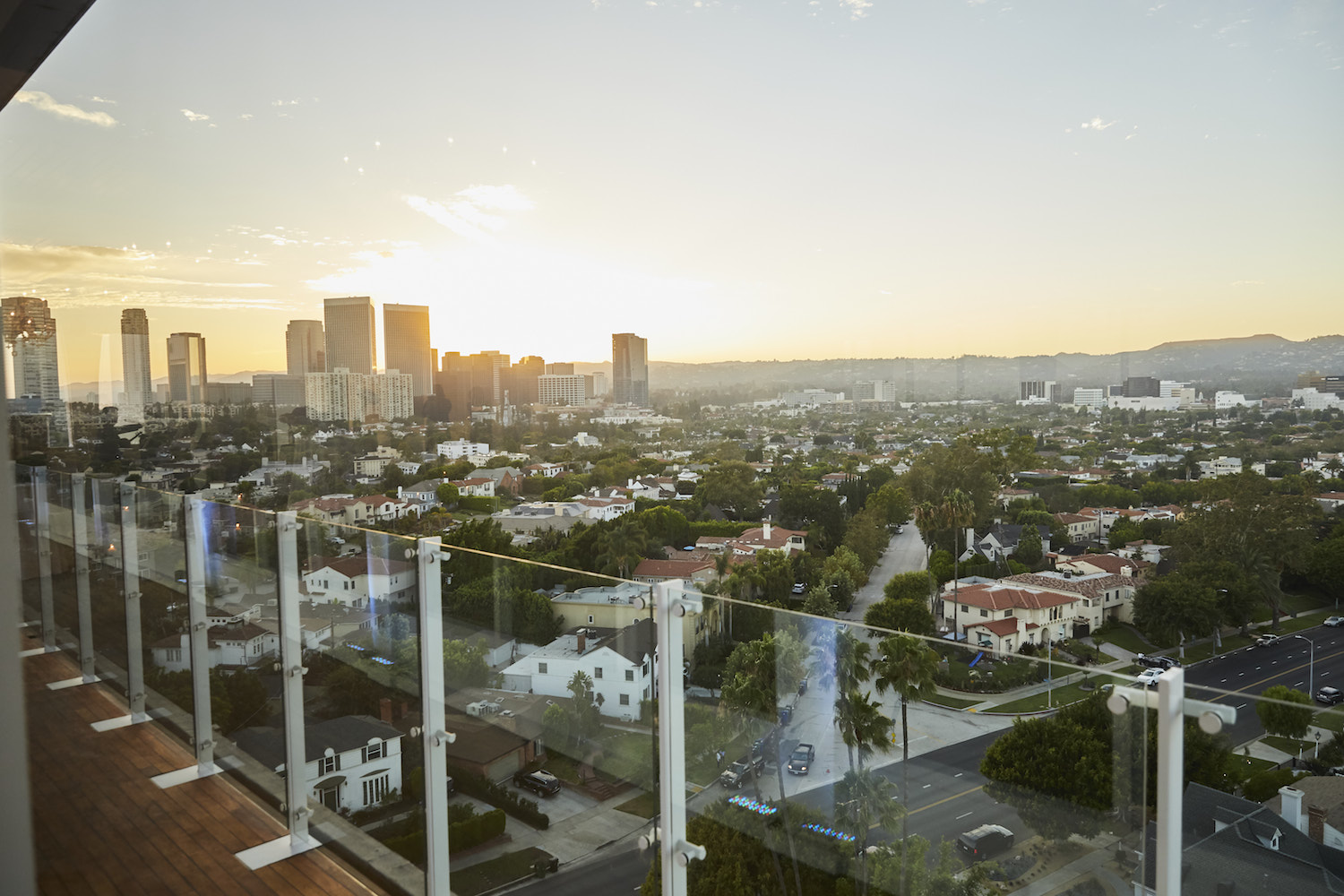 Beverly Hills view for marriage proposal