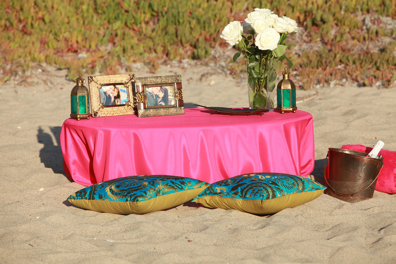 beach marriage proposal