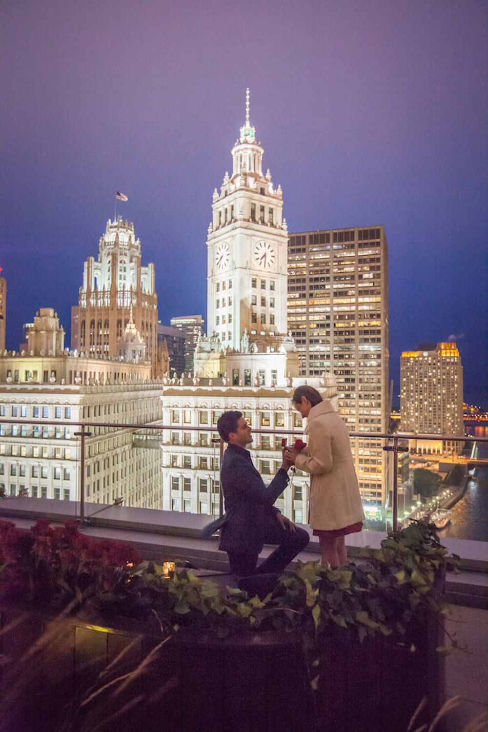 Chicago marriage proposal 