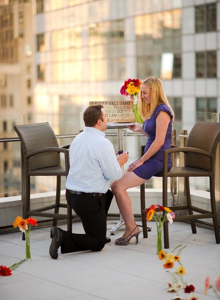 The perfect proposal moment