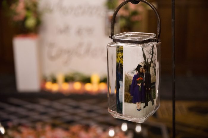 Unique proposal idea with photos in jars