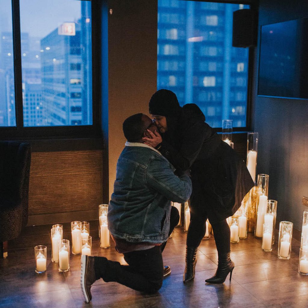 candlelight marriage proposal