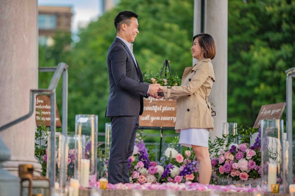 Romantic boston proposal